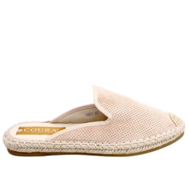 Carmen Beige női espadrilles papucs bézs