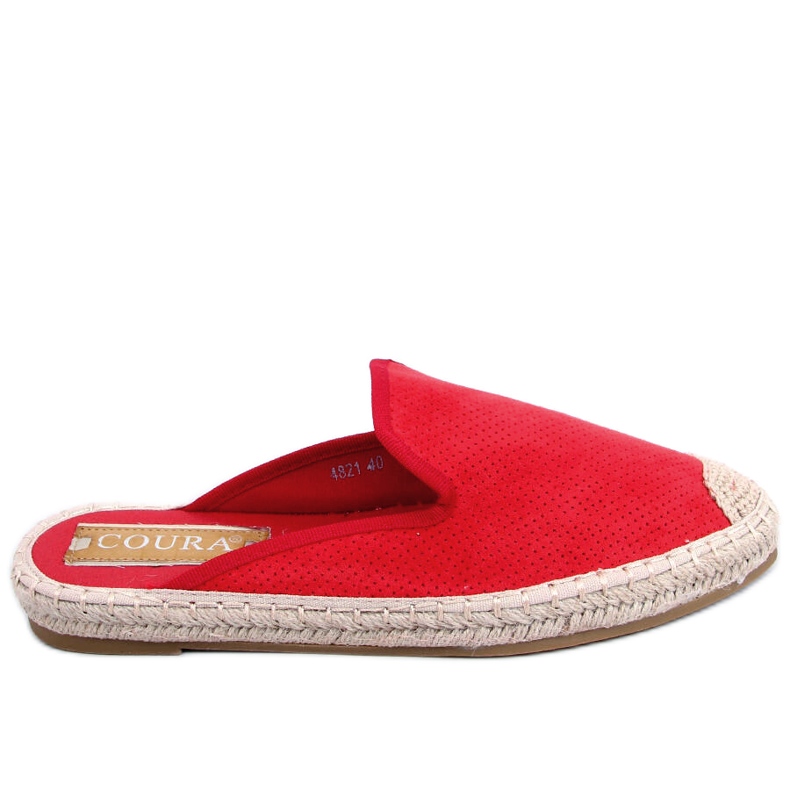 Carmen Red női espadrillek piros