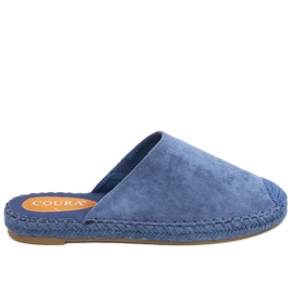 Színes espadrillák Marina Blue kék