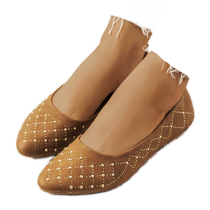 Kaila női teve balerinák barna Kaila női teve balerinák barna