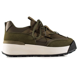 Seastar Kötött tornacipő a Platformon zöld Seastar Kötött tornacipő a Platformon zöld