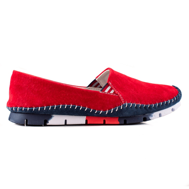 ARTIKER Bőr Sliponok piros