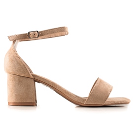 Szandál alacsony Sarkúban VINCEZA bézs