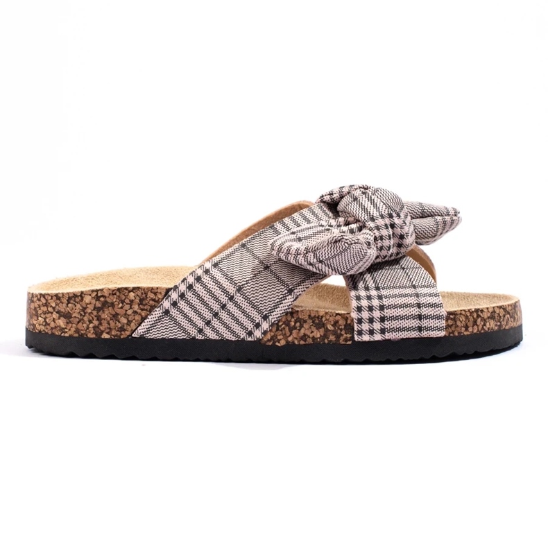 W. Potocki Alkalmi papucs masnival bézs