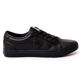 Férfi bőr tornacipő Cross Jeans JJ1R4022C fekete