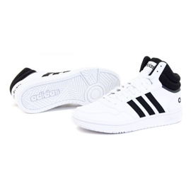 Adidas Hoops 3.0 Mid M GW3019 cipő fehér Adidas Hoops 3.0 Mid M GW3019 cipő fehér