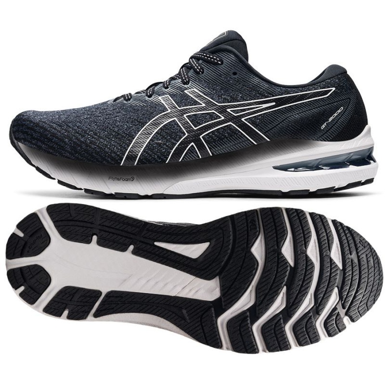 Asics Gt 2000 10 M 1011B185 002 futócipő fekete szürke