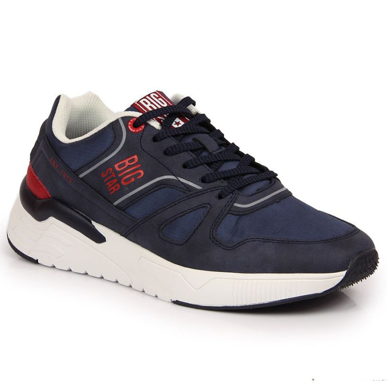 Alkalmi sportcipő Big Star M JJ174277 sötétkék