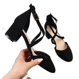 Pántos szandál Sergio Leone W SK365A fekete