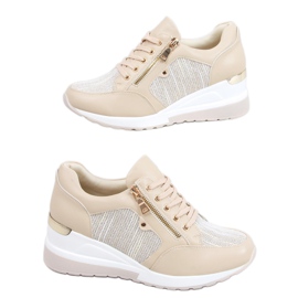 Bézs Wedge Sneakers Nasto Nude