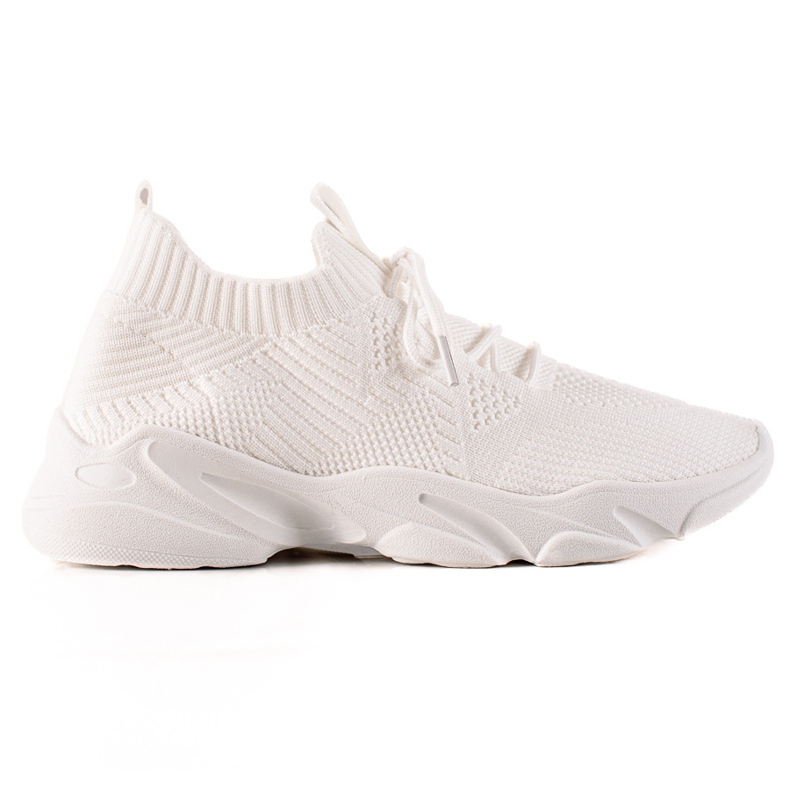 TRENDI Textil sportcipő fehér