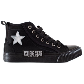 Női magas szárú tornacipő Big Star JJ274380 fekete