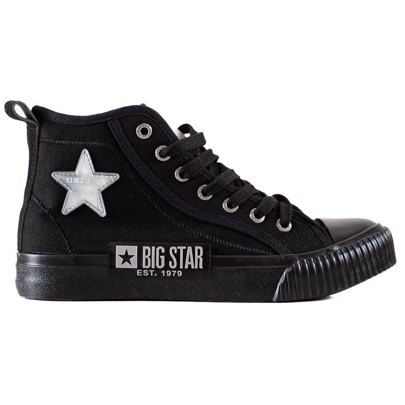 Női magas szárú tornacipő Big Star JJ274380 fekete