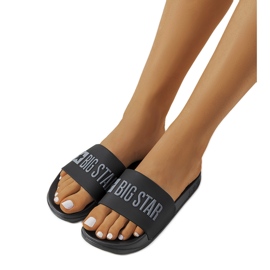 Fekete női papucs Big Star FF274A200 906