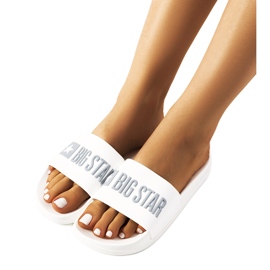 Fehér női papucs Big Star FF274A199 101