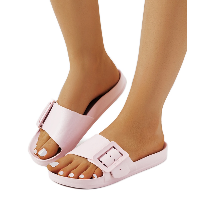 Rózsaszín papucs Big Star FF274A387