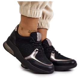 Vinceza Divatos sportcipő női tornacipő fekete Danielle