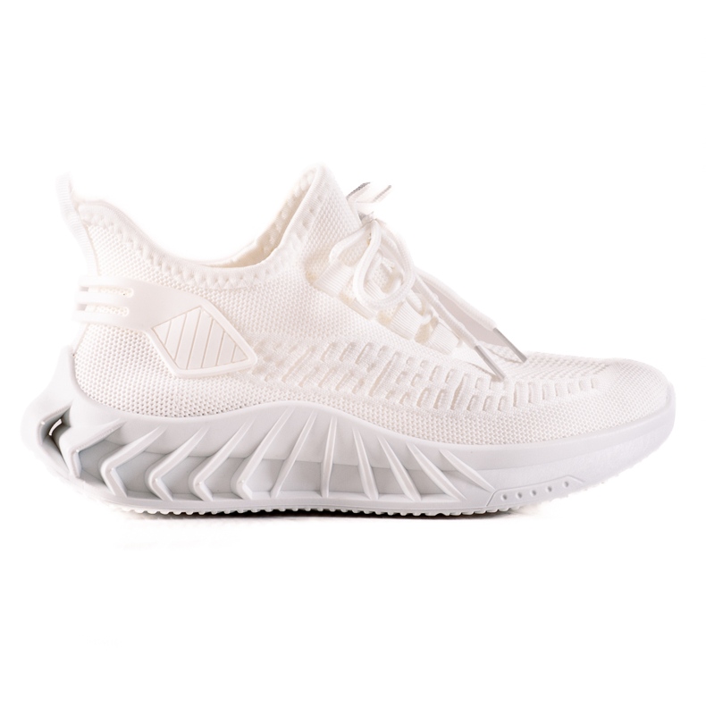 TRENDI Fehér textil cipők