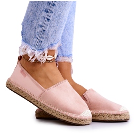 Női klasszikus espadrillák Big Star JJ274955 rózsaszín
