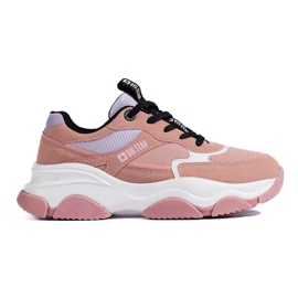 Női tornacipő Big Star JJ274577 rózsaszín