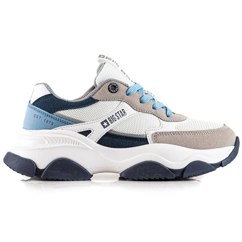 Női tornacipő Big Star JJ274580 fehér kék sokszínű