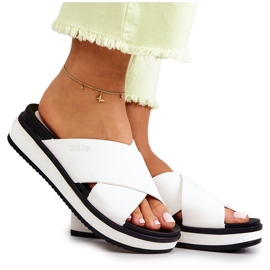 Női papucs Big Star JJ274723 fehér