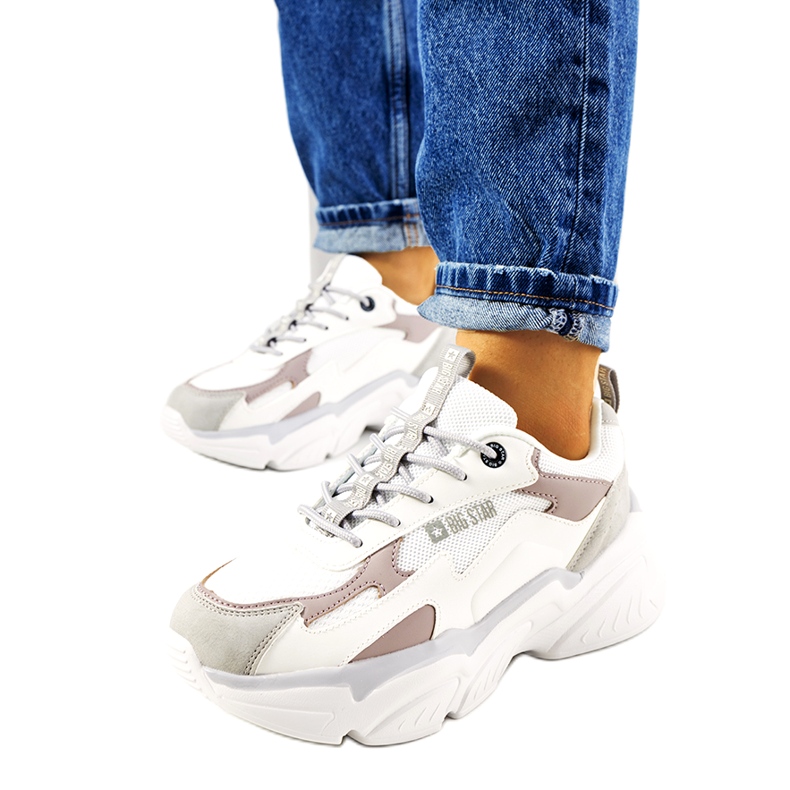 Női cipők Big Star HH274255 bézs fehér