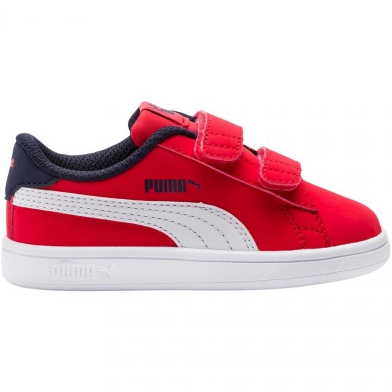 Puma Smash v2 Buck V Ps High Risk R Jr 365183 07 piros sötétkék