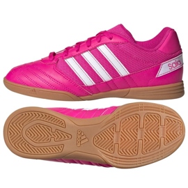 Adidas Super Sala Jr G55911 futballcipő rózsák és lilák