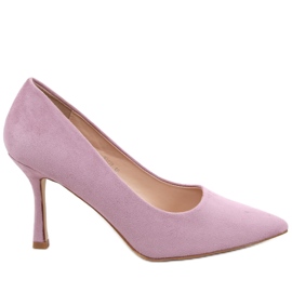 Női velúr Giorgia Purple tűsarkú ibolya