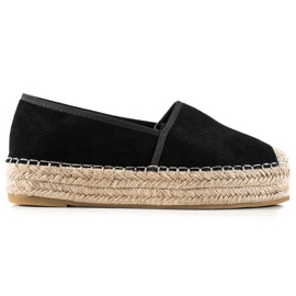 Bestelle Fekete espadrillák a platformon