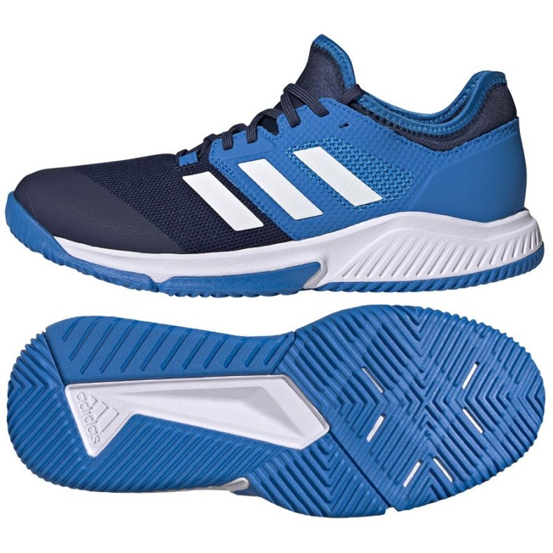 Beltéri cipő adidas Court Team Bounce M GW5063 kék kék és sötétkék