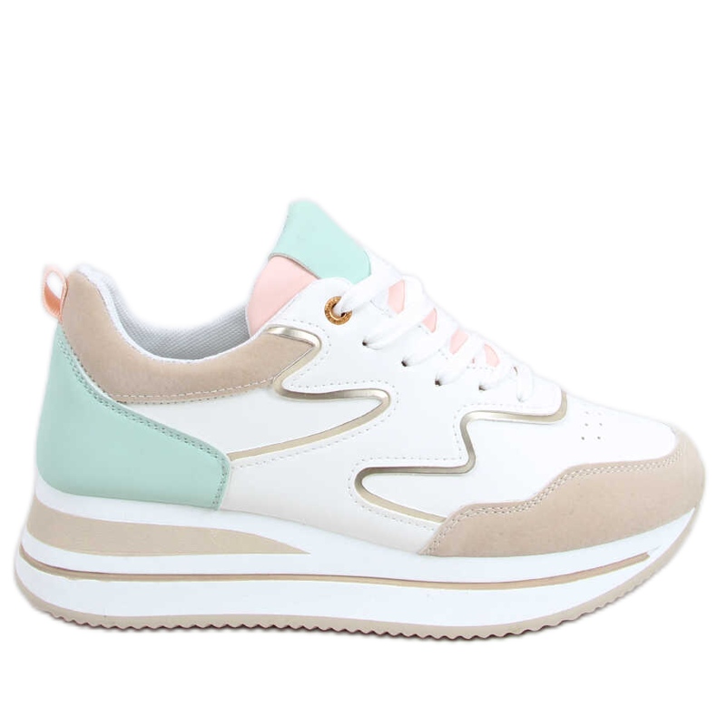 Magas talpú Devi Beige sportcipő bézs sokszínű