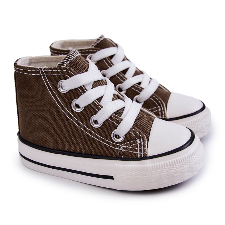 Gyermek magas tornacipő Khaki Filemon zöld Gyermek magas tornacipő Khaki Filemon zöld