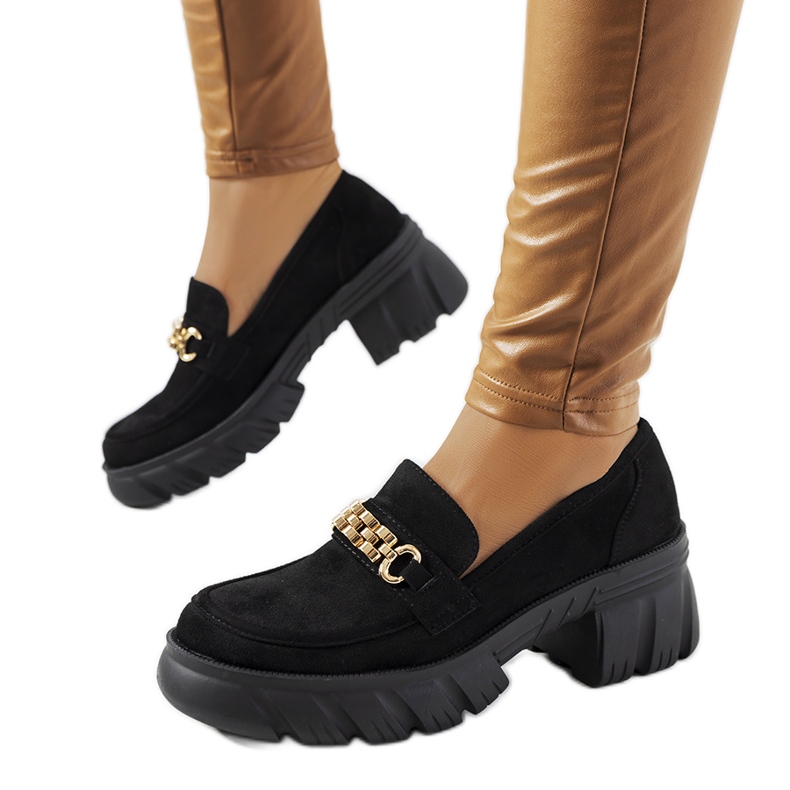 Fekete naplopók vastag Jeri talpon