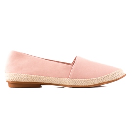 Ideal Shoes Klasszikus espadrillák rózsaszín