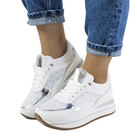 Farnese fehér tornacipő ezüst