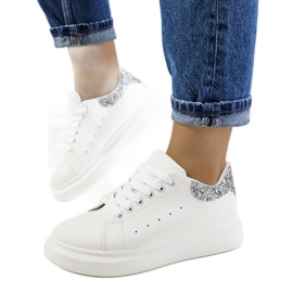 Gallo női fehér tornacipő ezüst Gallo női fehér tornacipő ezüst