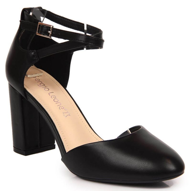 Szandál Sergio Leone W SK364B posztján fekete