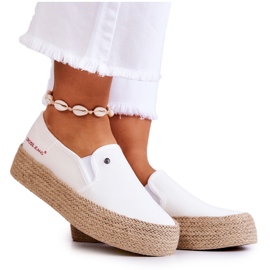 Női Espadrille On The Platform Cross Jeans JJ2R4013C fehér