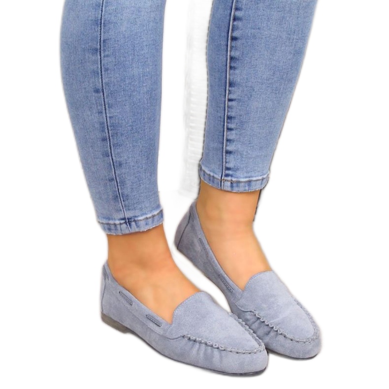 Velúr cipők Sergio Leone W SK254F kék