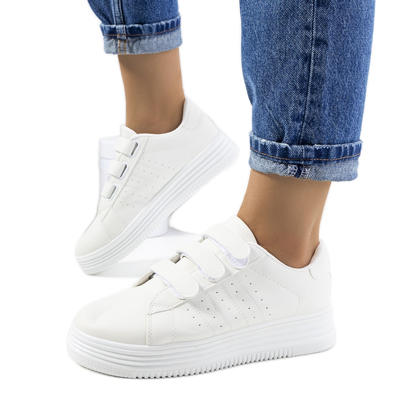 Fehér tornacipő a Nizza platformon Fehér tornacipő a Nizza platformon