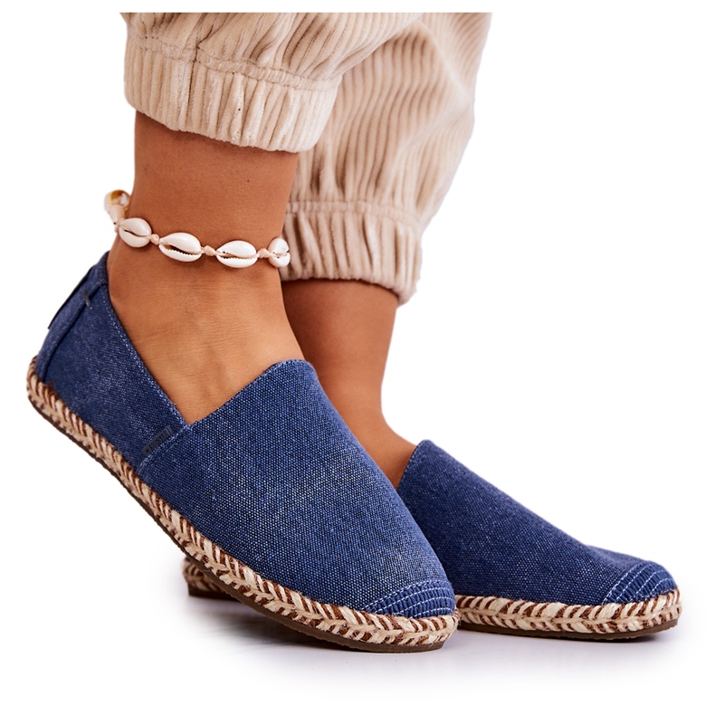 Klasszikus Espadrilles Big Star JJ274902 Kék