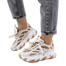 Női bézs tornacipő a Melsentől