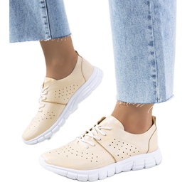 Enid Gold holografikus oktatók bézs aranysárga