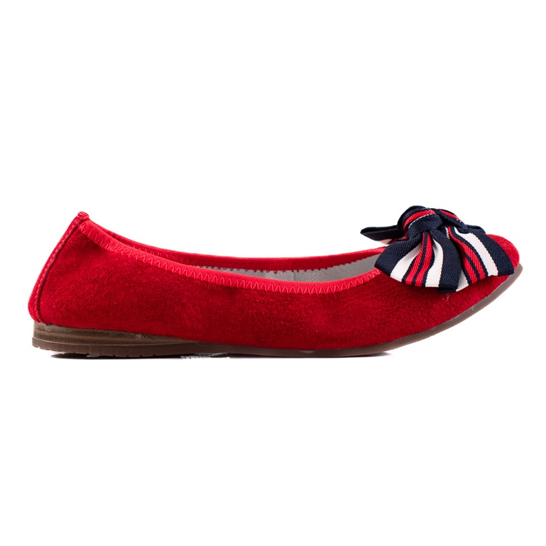 Filippo Bőr balerina masnival piros Filippo Bőr balerina masnival piros