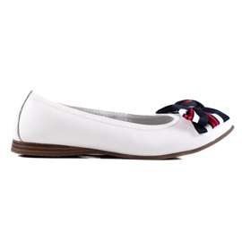 Filippo Bőr balerina masnival fehér Filippo Bőr balerina masnival fehér