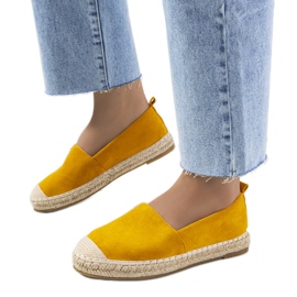 Sárga Mathea női espadrillák