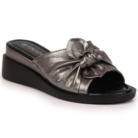 Papucs az éken Vinceza W JAN115B ezüst Papucs az éken Vinceza W JAN115B ezüst