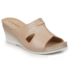 Ékes papucs Vinceza W JAN105 bézs Ékes papucs Vinceza W JAN105 bézs